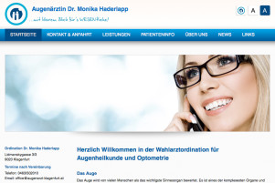 Webdesign & Grafik - Beispiel: Dr. Haderlapp