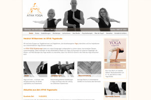 Webdesign & Grafik - Beispiel: Atha-Yoga Studio