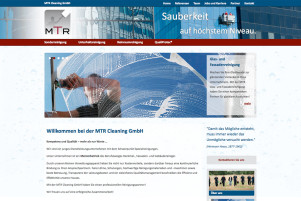 Webdesign & Grafik - Beispiel: MTR Cleaning GmbH
